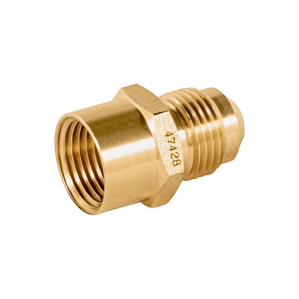 NIPLE CAMPANA DE LATON 3/8"X3/8"