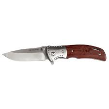 NAVAJA ABATIBLE MANGO DE MADERA 4 1/2"