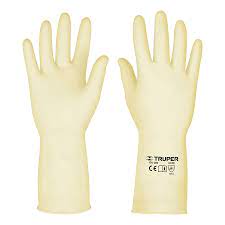 GUANTES DE LATEX PARA MANEJO DE ALIMENTOS M