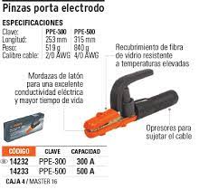 PINZA PORTA ELECTRODO DE 500A