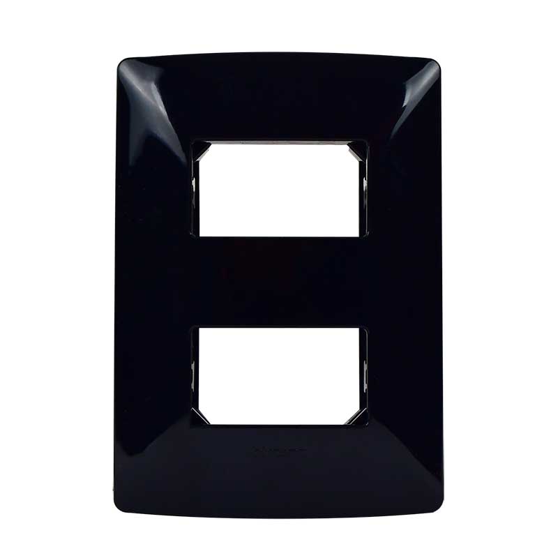 PLACA 2 MOD DE RESINA CON CHASIS QUINZIÑO MX COLOR NEGRO OBSIDIANA
