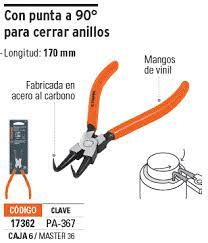 PINZA PUNTA A 90° PARA CERRAR ANILLOS