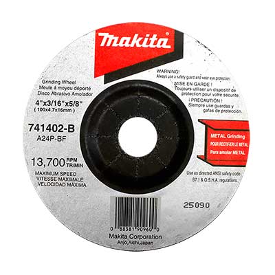 DISCO ABRASIVO 4 1/2" P/METAL