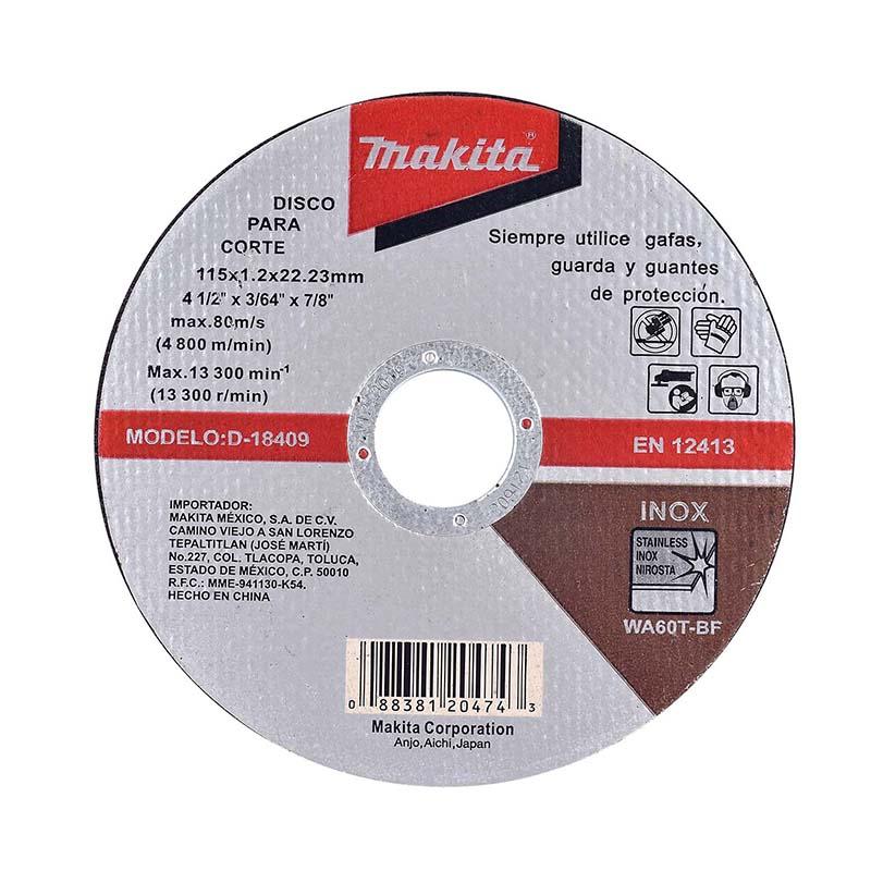 DISCO ABRASIVO CORTE PARA ACERO INOX