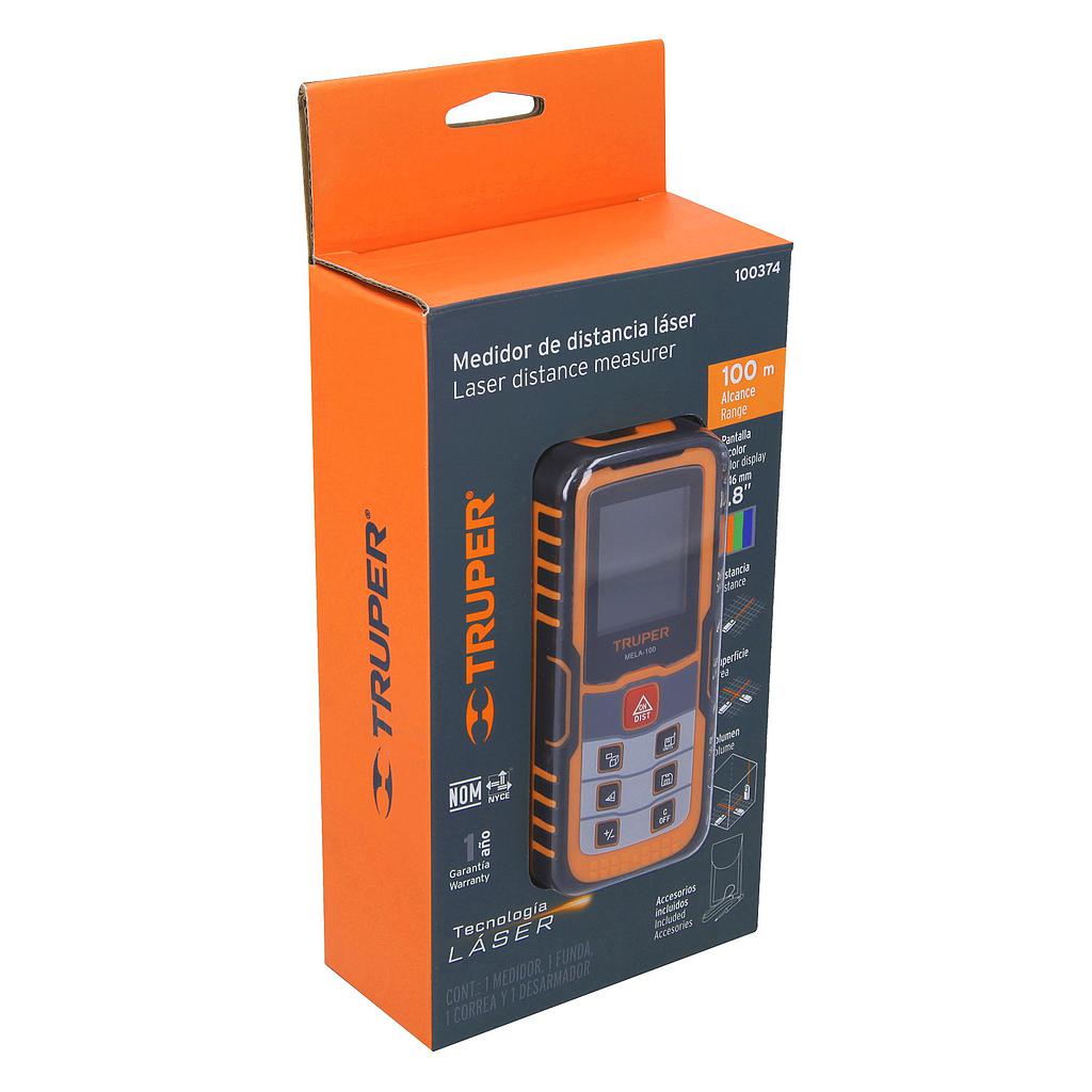 MEDIDOR LASER DE DISTANCIA 100 M