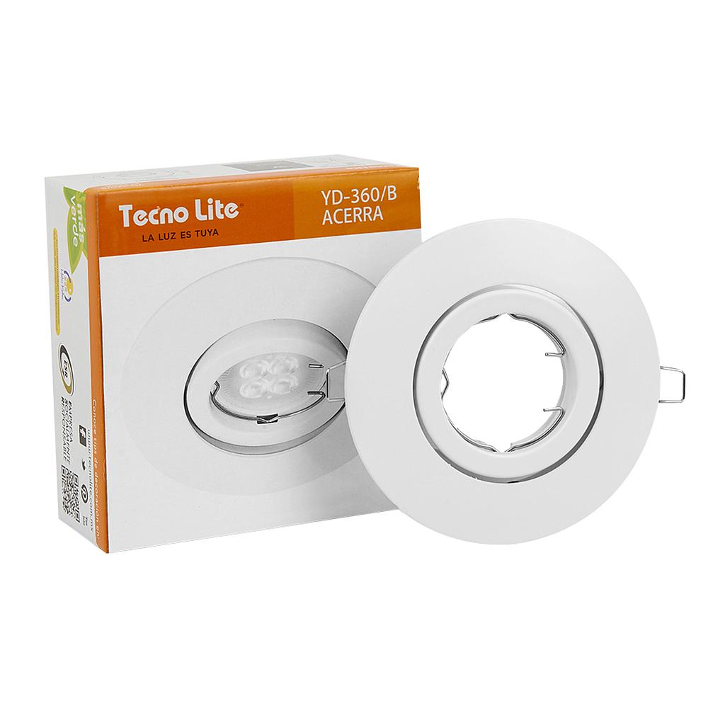 LAMPARA DOWNLIGHT EMPOTRABLE SIN FOCO ACERRA BLANCO