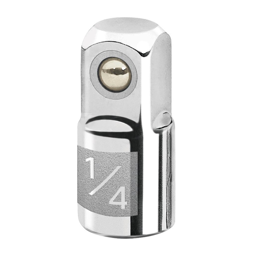 ADAPTADOR PARA MATRACA DE CUADRO 1/4" A CUADRO 3/8"