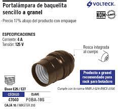 PORTALAMPARA DE BAQUELITA