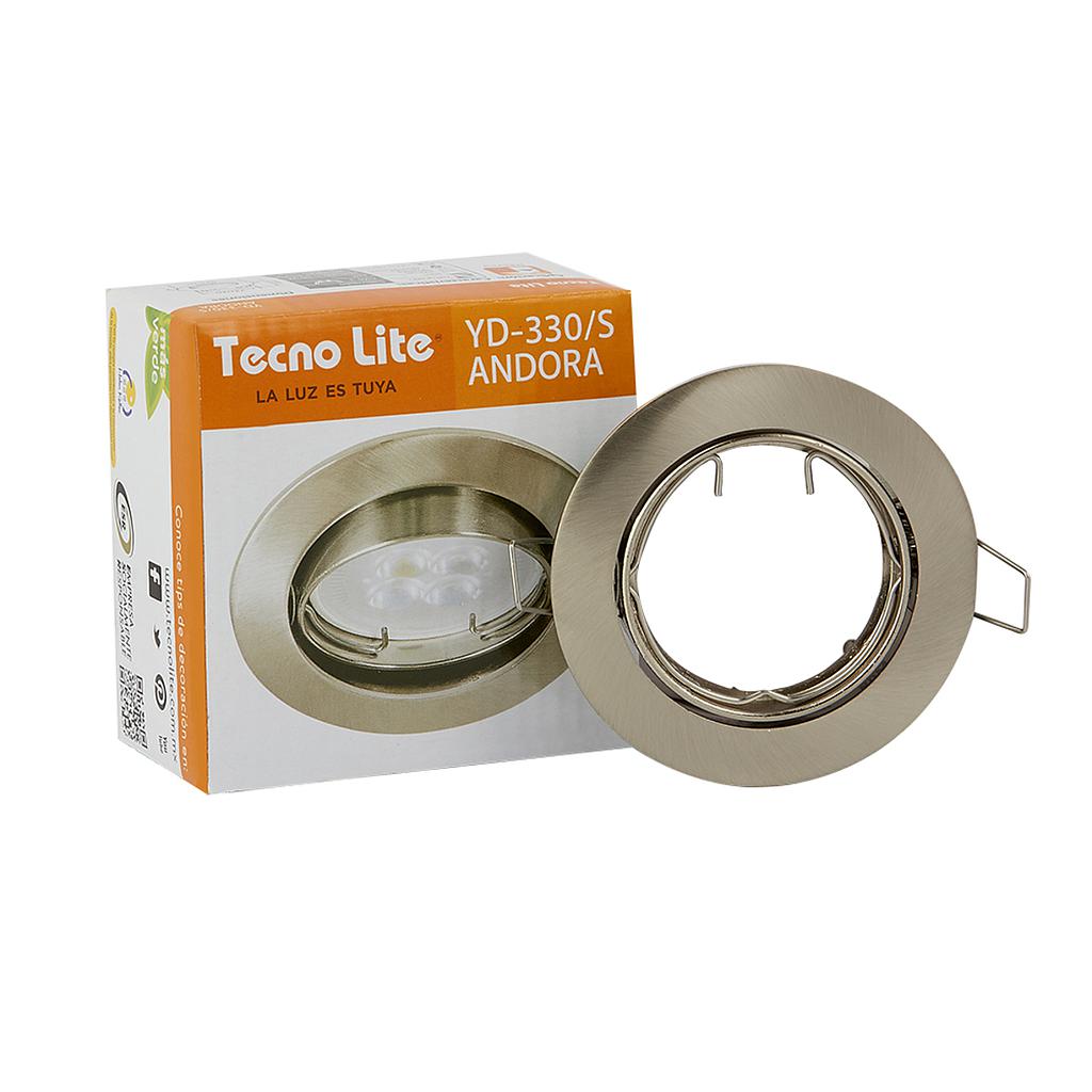 LAMPARA DOWNLIGHT EMPOTRABLE SIN FOCO ANDORA SATINADO