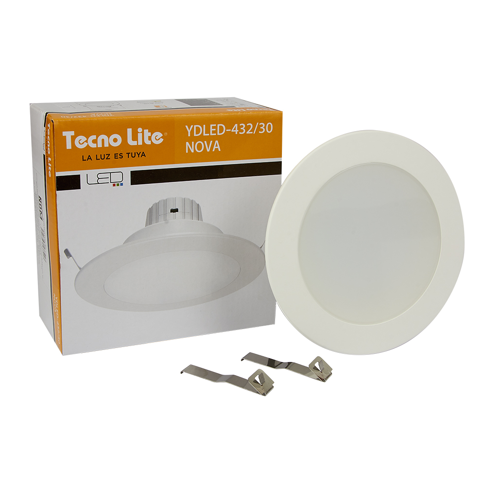 LAMPARA DOWNLIGHT LED EMPOTRABLE 11W LUZ SUAVE CALIDA 2 EN 1 NOVA