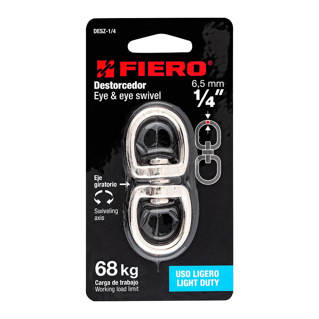 DESTORCEDOR DE ZINC PARA CABLE DE 1/4"
