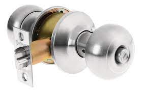 CERRADURA POMO CROMO MATE OVAL RECAMARA