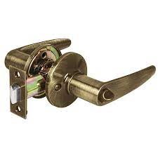 CERRADURA MANIJA CILINDRO LATON ANTIGUO BAÑO