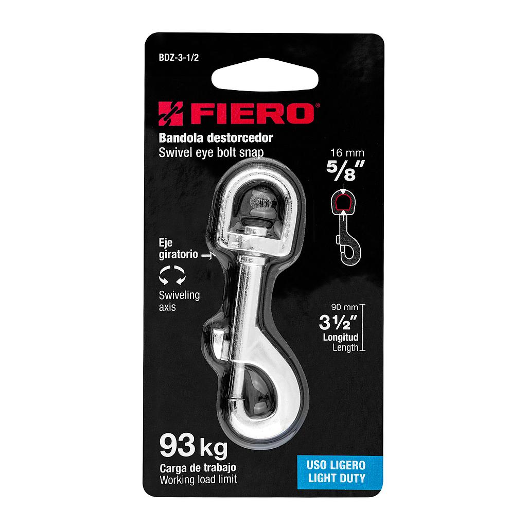 BANDOLA DE ZINC 5/8" GIRATORIA