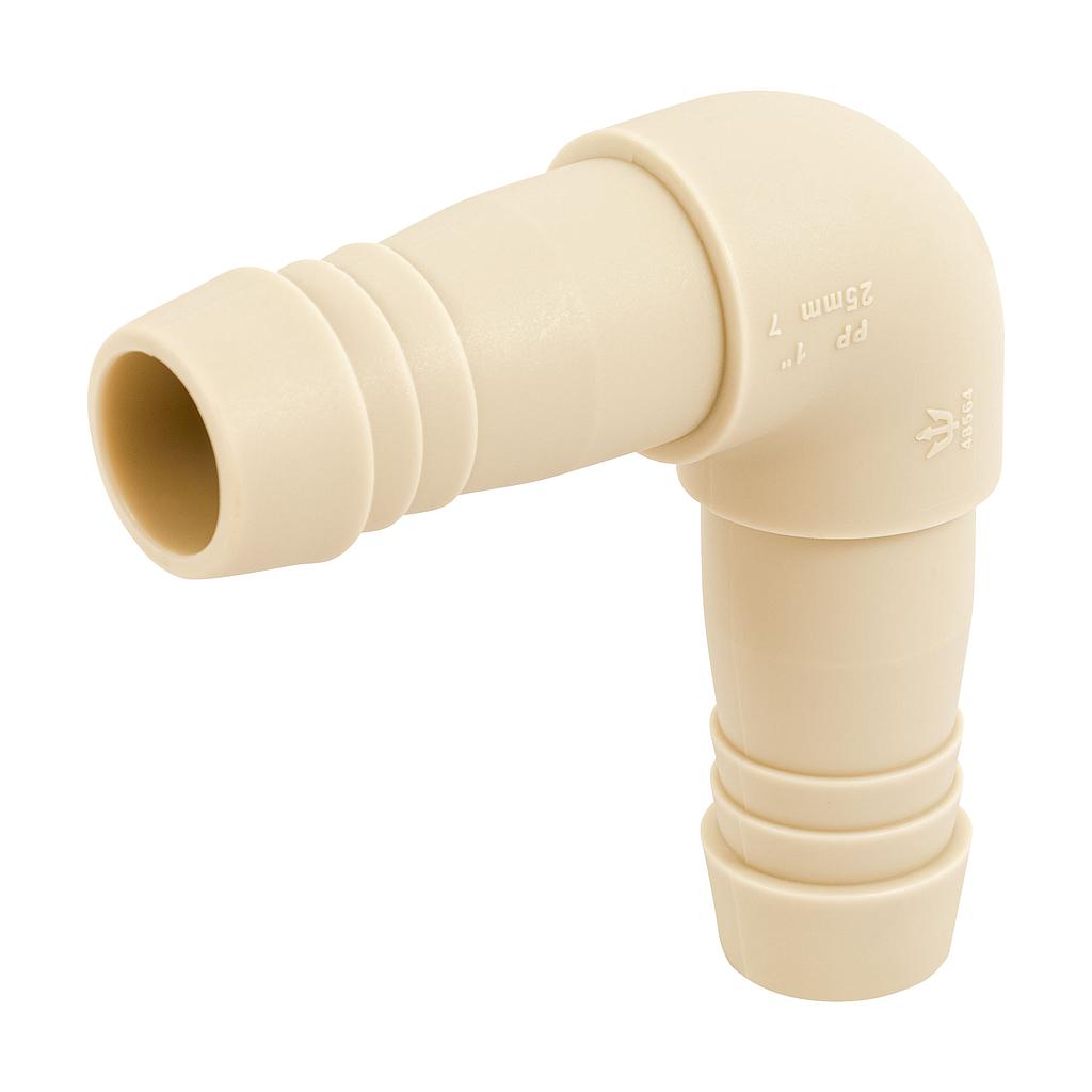 CODO 90° INSERCION 1" DE POLIPROPILENO