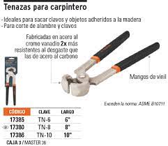 TENAZA PARA CARPINTERO 8"