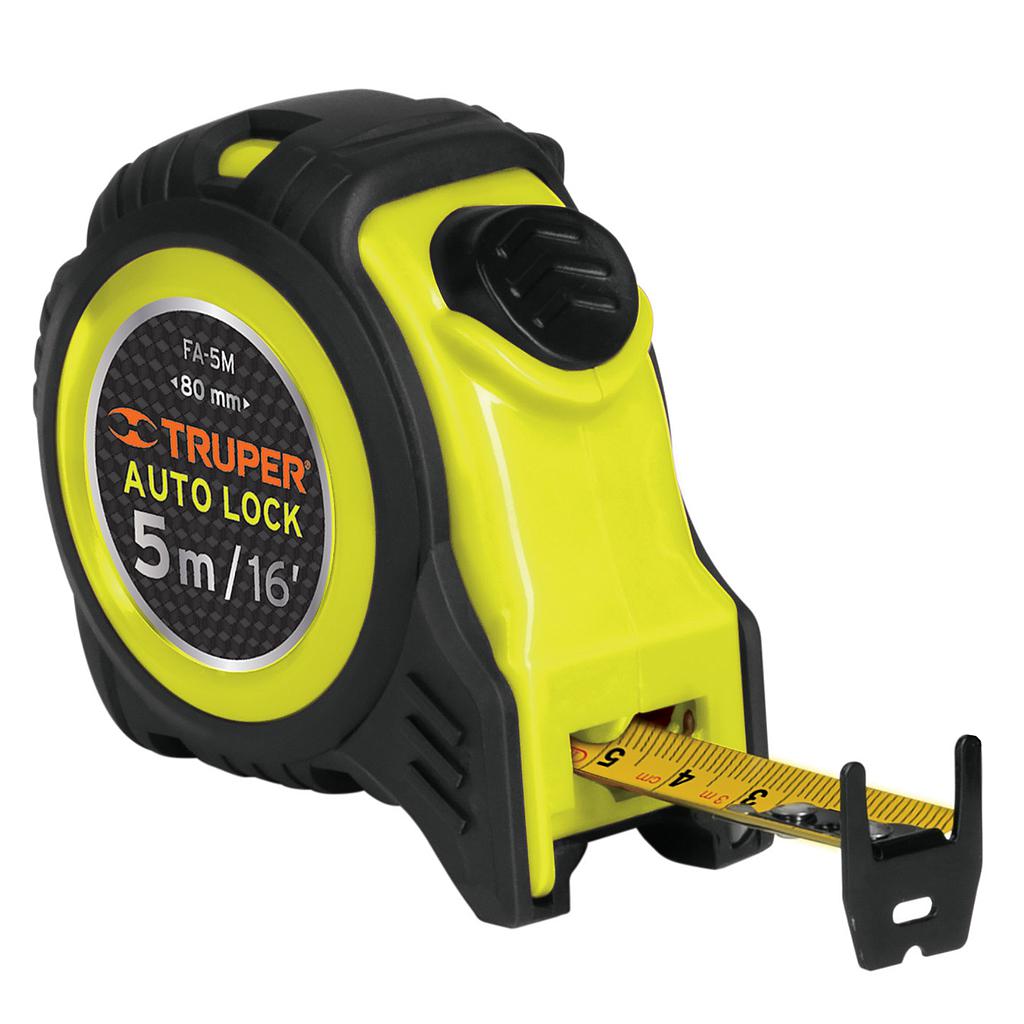 FLEXOMETRO AUTOLOCK 5M CINTA 19MM