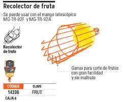 RECOLECTOR DE FRUTA SIN MANGO