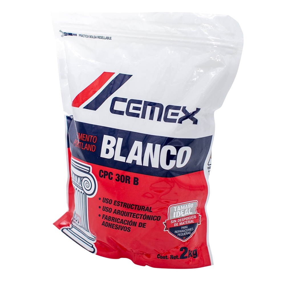 CEMENTO BLANCO TOLTECA 2 KG