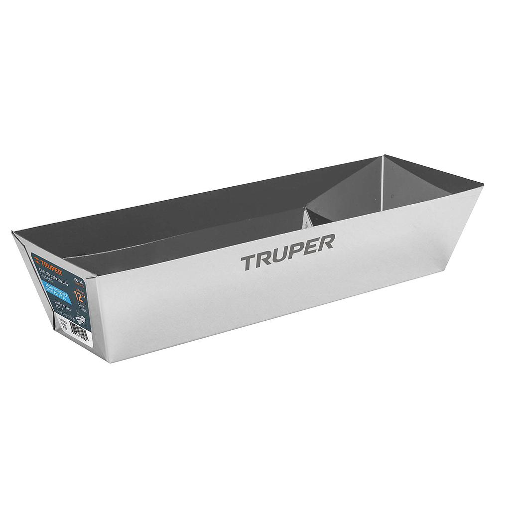 CHAROLA 12" ACERO INOX PARA MEZCLA