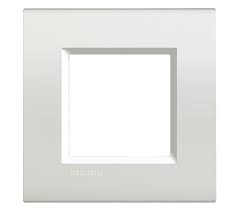 PLACA 2 MOD LIVING LIGTH COLOR BLANCO