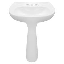 LAVABO CON PEDESTAL JAZMIN BLANCO