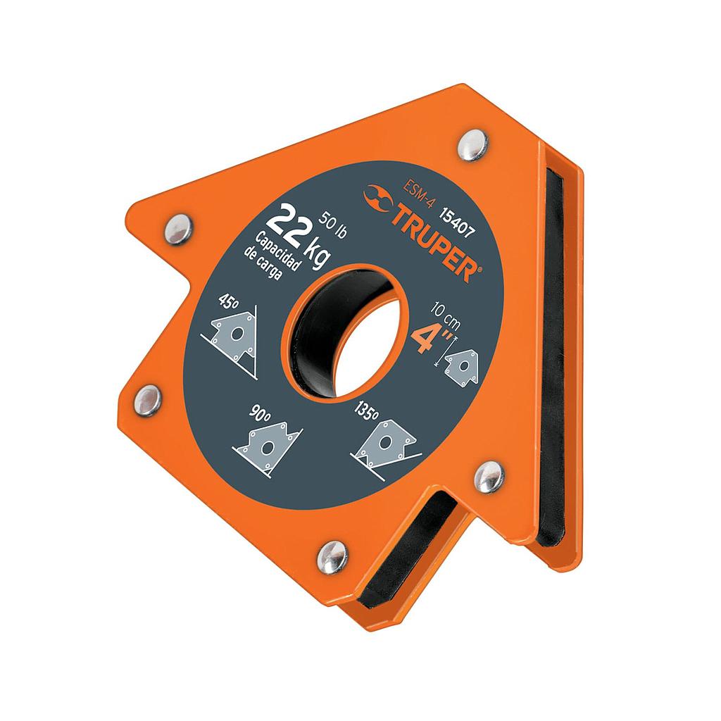 ESCUADRA MAGNETICA 4" PARA SOLDAR CAPACIDAD 23 KG