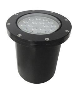 LAMPARA DE EXTERIOR LED PARA EMPOTRAR EN PISO CUENCA V 18W LUZ SUAVE CALIDA