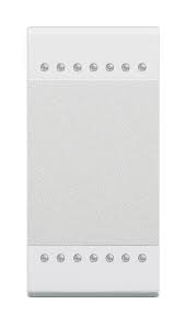 CUBRETECLA 1 MOD LIVING LIGHT COLOR BLANCO