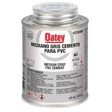 PEGAMENTO GRIS PARA PVC CED-80 473ML (16 OZ) 1/2L OATEY