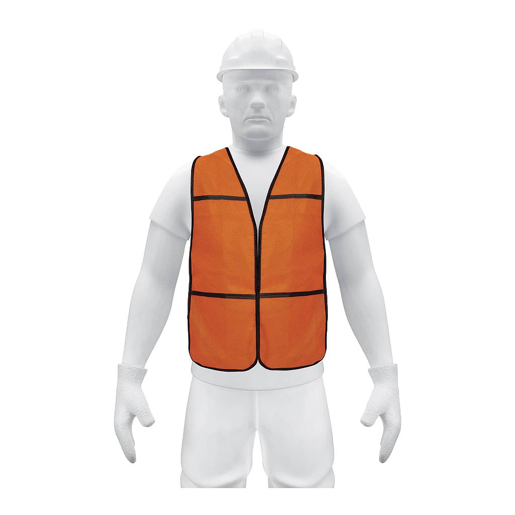 CHALECO DE SEGURIDAD USO DIA NARANJA PRETUL