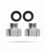 ADAPTADOR NIQUELADO 3/8" COMP 1/2" COFLEX (AD-6C8F)