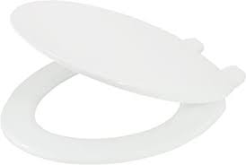 ASIENTO WC ALARGADO CERRADO BLANCO