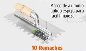 LLANA 11" DENTADA CUADRO 1/2" 10 REMACHES MANGO MADERA