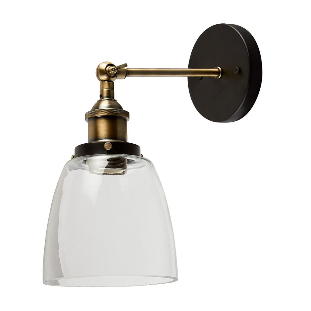 LAMPARA DE PARED ARBOTANTE CRISTAL SIN FOCO MAIA I