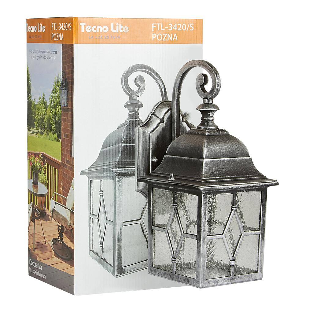 FAROL DE EXTERIOR PARA SOBREPONER SIN FOCO POZNA