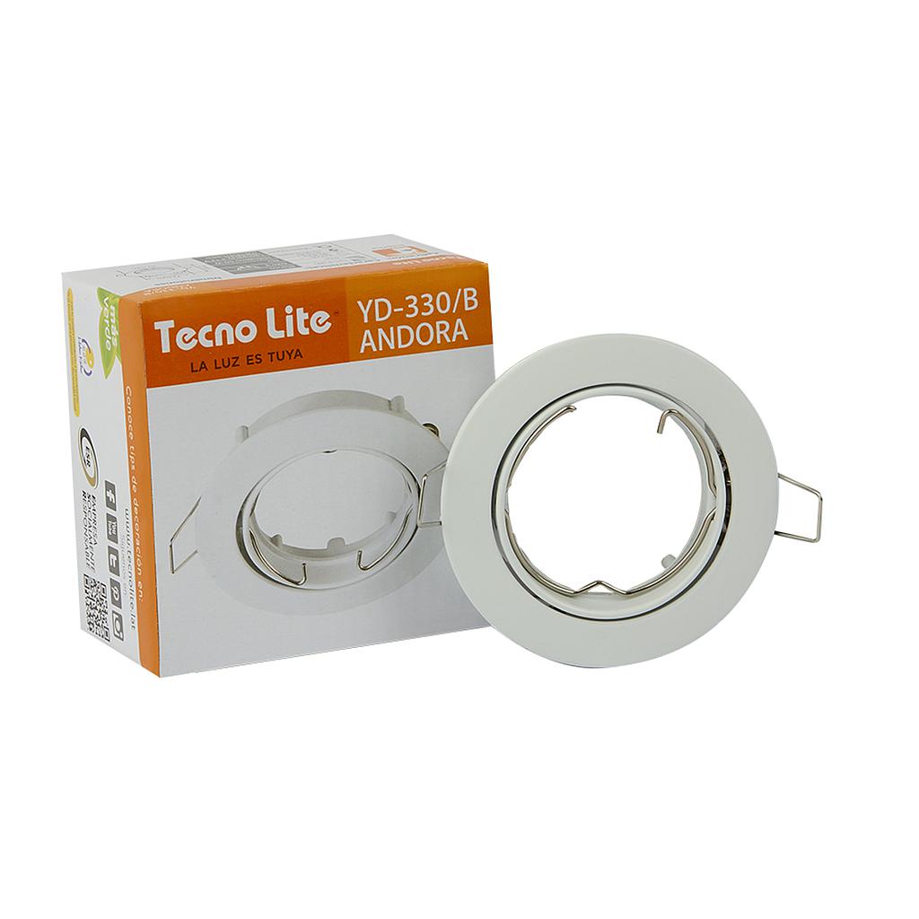 LAMPARA DOWNLIGHT EMPOTRABLE SIN FOCO ANDORA BLANCA