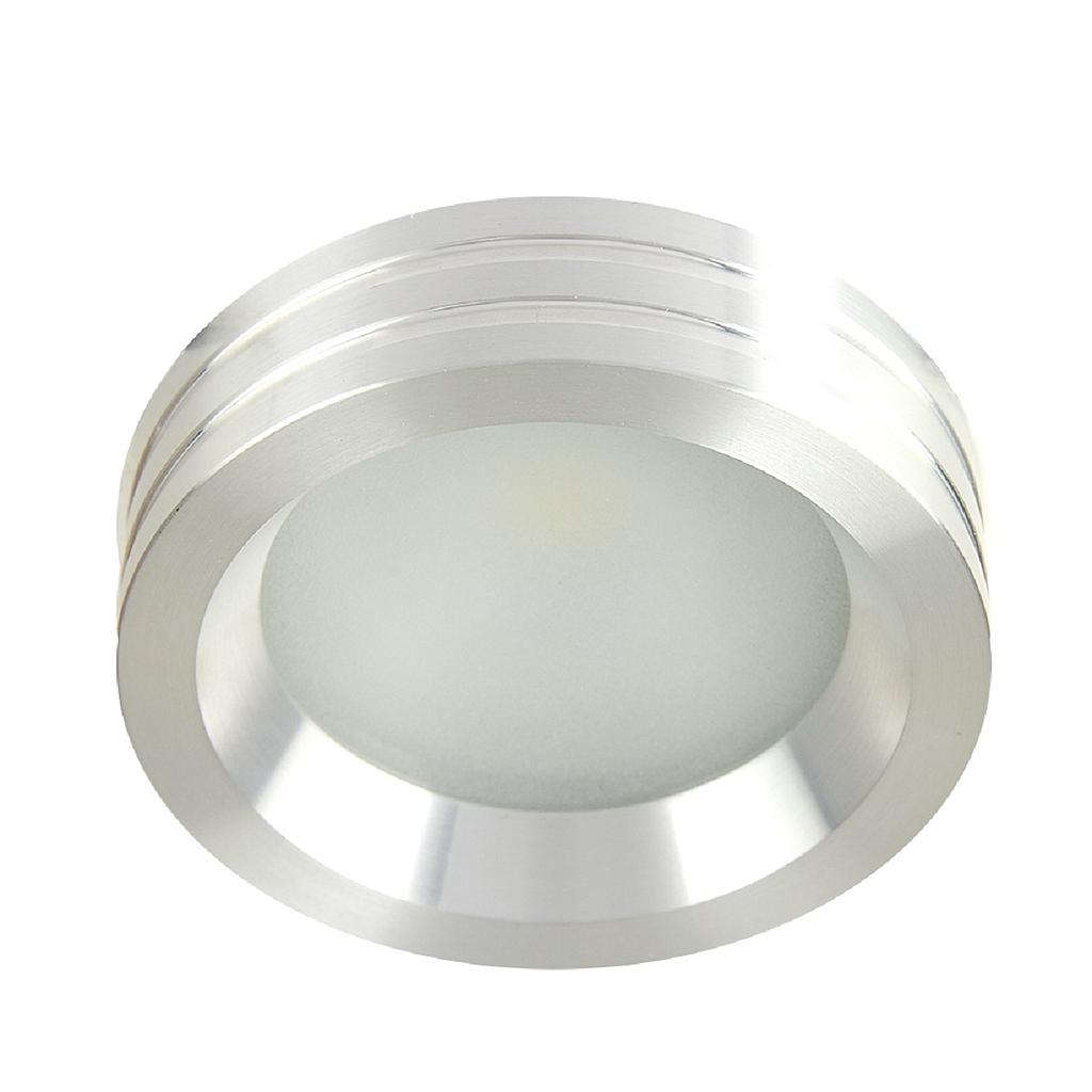 LAMPARA DE INTERIOR PARA EMPOTRAR SIN FOCO BADESI ALUMINIO