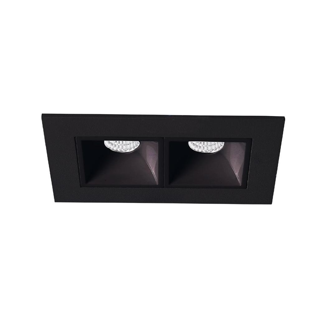 LAMPARA DOWNLIGHT LED EMPOTRABLE 6W LUZ SUAVE CALIDA LUCIDA II NEGRO 50 MM X 80 MM