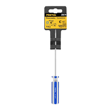DESARMADOR DE CRUZ 1/8" X 4" MANGO PVC PRETUL