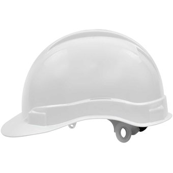 CASCO DE SEGURIDAD AJUSTABLE C/MATRACA BLANCO