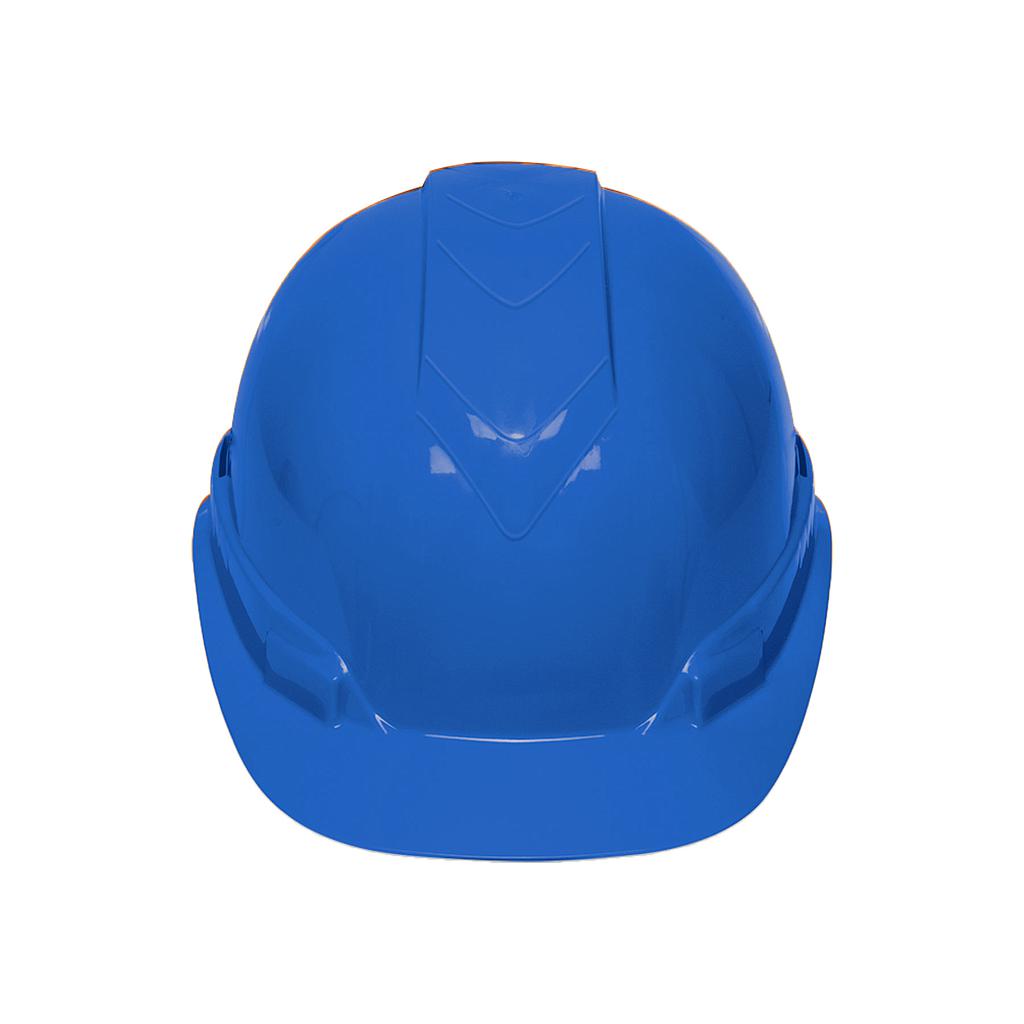 CASCO DE SEGURIDAD AJUSTABLE C/MATRACA AZUL
