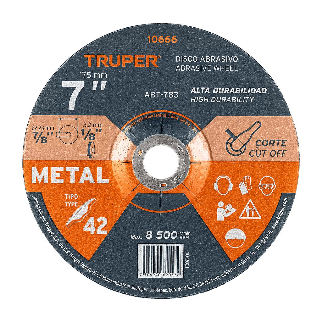 DISCO CORTE METAL 7"