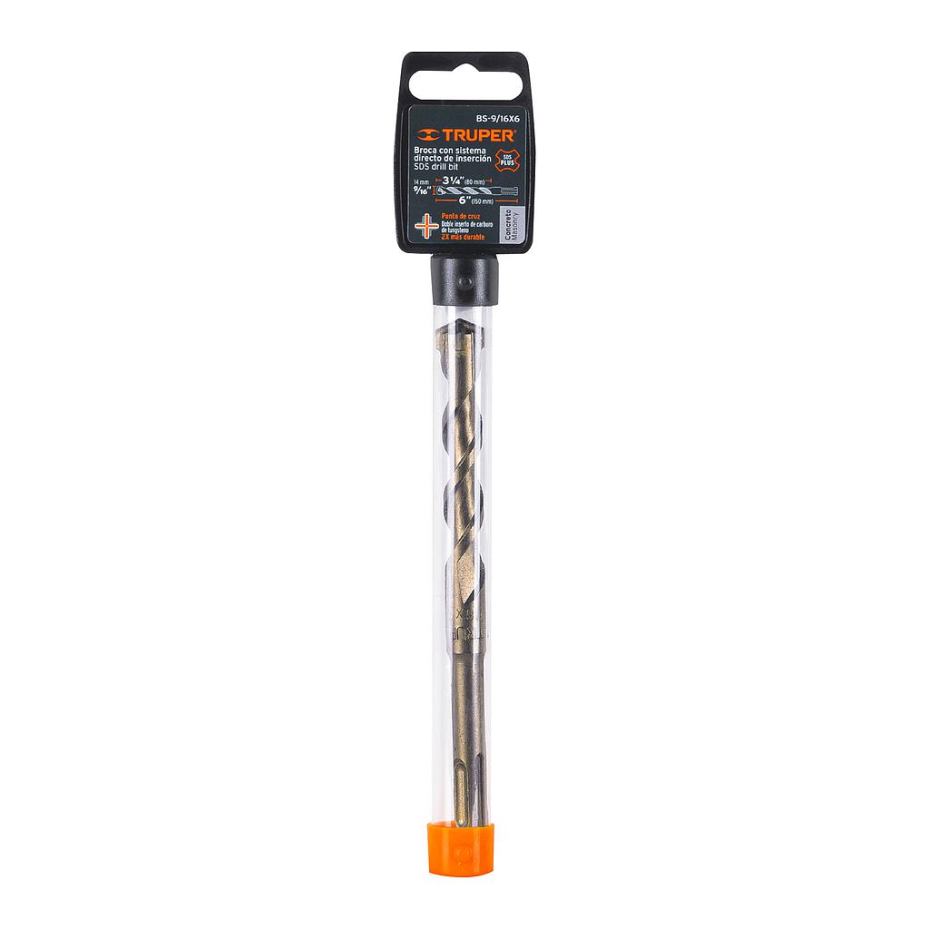 BROCA SDS PLUS P/CONCRETO 9/16 X 6"