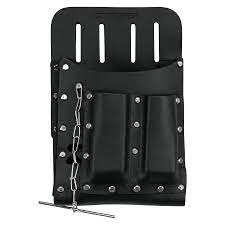 PORTA HERRAMIENTAS DE CUERO 7 COMPARTIMENTOS