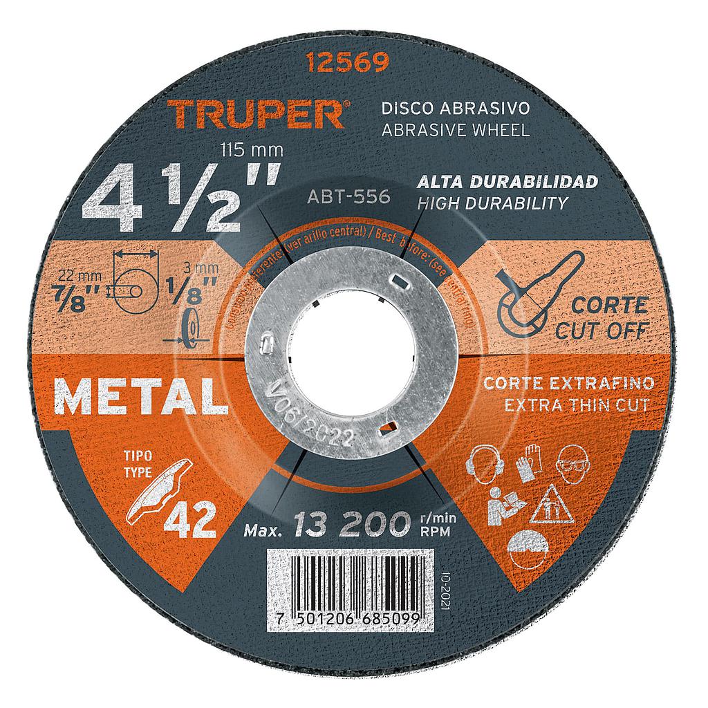 DISCO CORTE METAL 4 1/2"