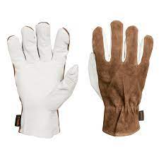 GUANTES PIEL DE CABRA CON DORSO DE CARNAZA