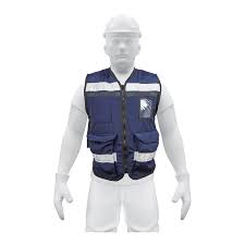 CHALECO DE SEGURIDAD AZUL MARINO
