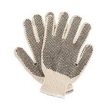GUANTES DE ALGODON C/PUNTOS PVC
