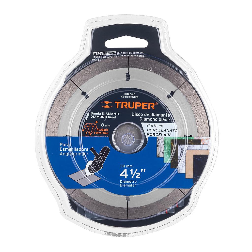 DISCO DIAMANTE 4 1/2" CORTE PORCELANATO